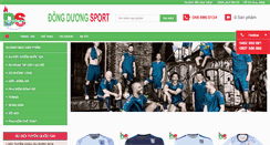 Desktop Screenshot of dongduongsport.com