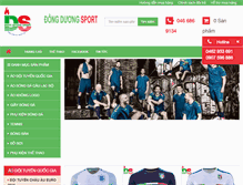 Tablet Screenshot of dongduongsport.com